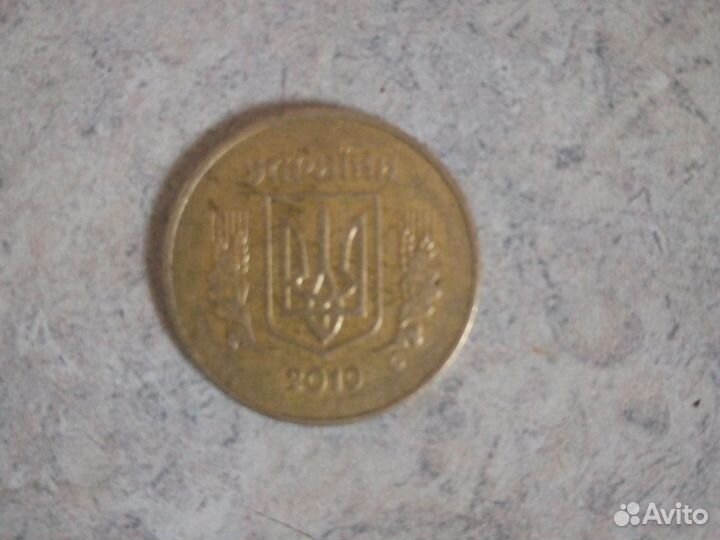 Монета 50 копеек украинская 2010