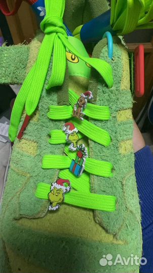 Кроссовки The Grinch x adidas Forum Low poizon