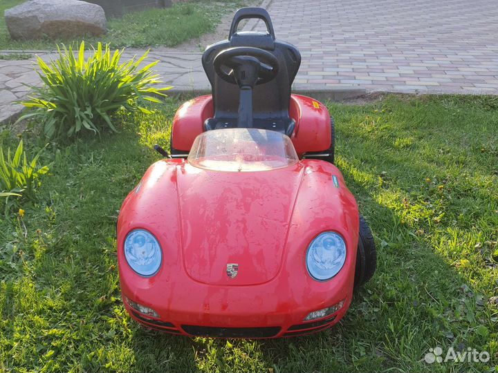 Веломобиль педальная машина Porsche