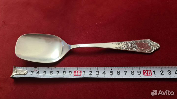 Ложка для салата серебро 875пр СССР