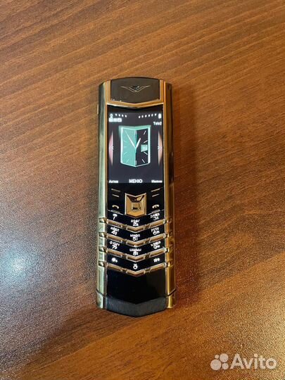 Vertu Signature M Design White Gold Pave Diamonds with baguette keys