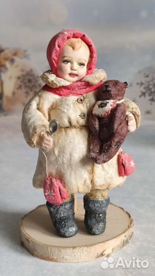 Ватные елочные игрушки новые