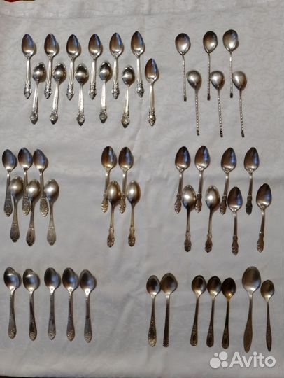 Ложки вилки мельхиоровые СССР