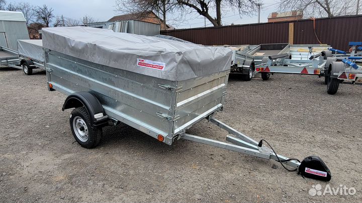 Легковой Крепыш 2.5/1.3 с 2мя бортами и тентом