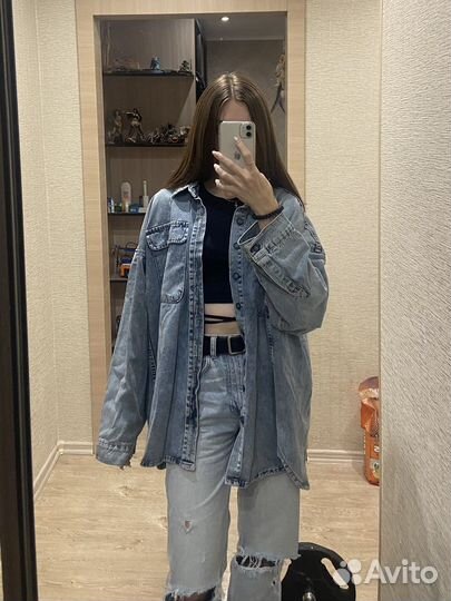 Джинсовая рубашка