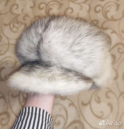 Норковая кепка женская