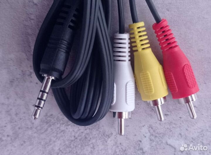 Кабель 3RCA - mini jack 3.5мм (CCA-4P2R)