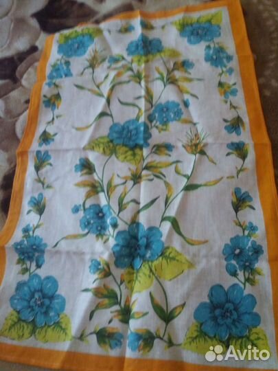 Полотенца СССР. лен и вафельные, ткани СССР