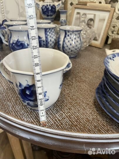 Чайные чашки гжель