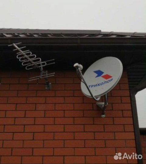 Установка спутниковых антенн триколор МТС