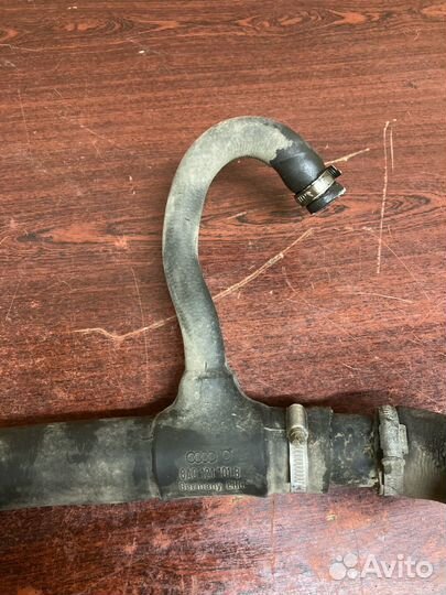 Патрубок радиатора ауди 80 б4