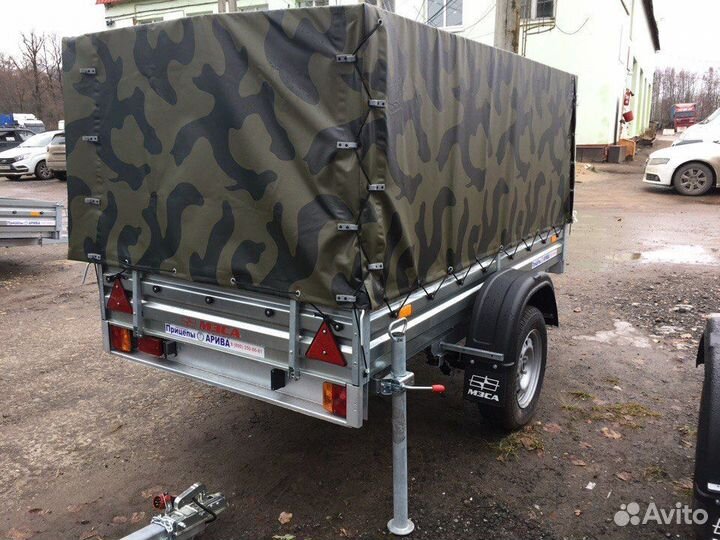 Опорная стойка для прицепа мзса 8177 в сборе с хо