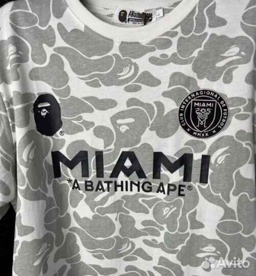 Футболка Bape x inter miami