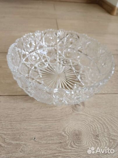Салатник хрустальный большой