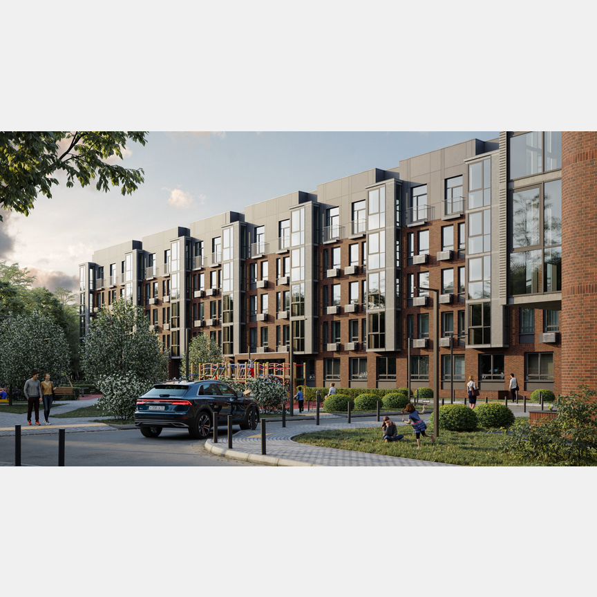 2-к. квартира, 68,3 м², 1/6 эт.