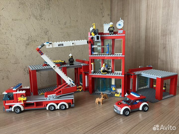 Lego пожарная станция