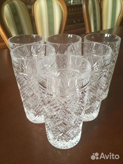 Хрустальные стаканы комплект, Германия