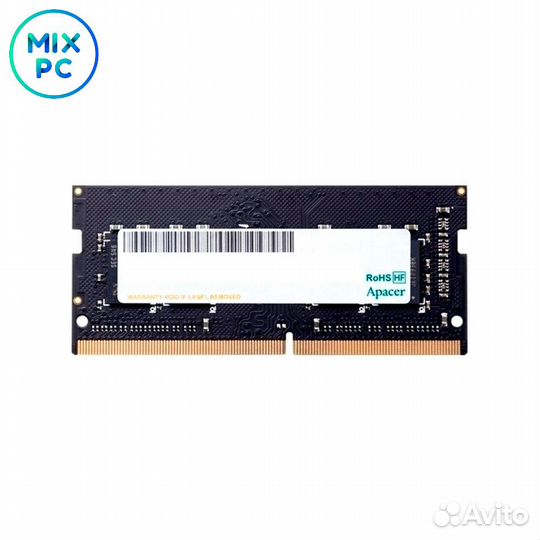 Модуль памяти DDR4 SO-dimm 8Gb 3200MHz Apacer AS08