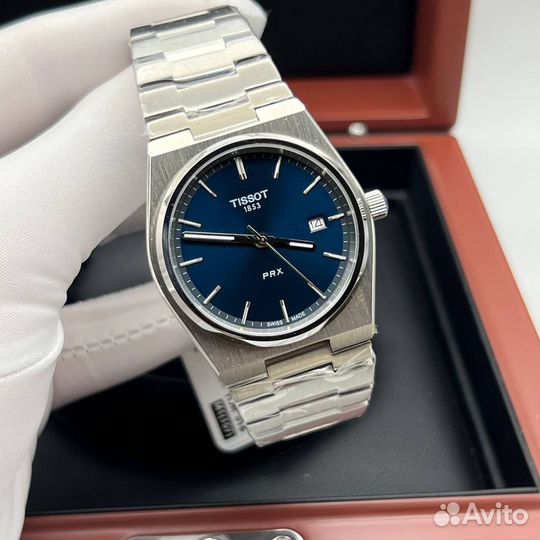 Часы мужские tissot prx сапфир seico blue