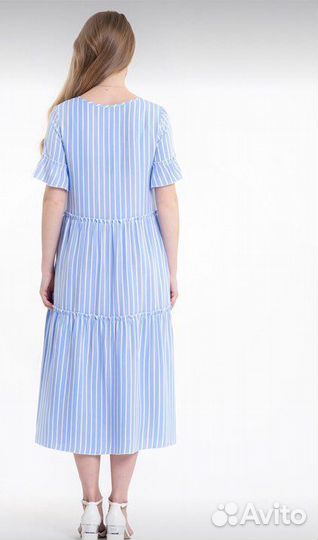 Платье летнее каскадное