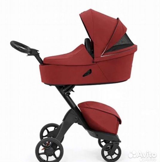 Коляска stokke xploryx 2/1 красная