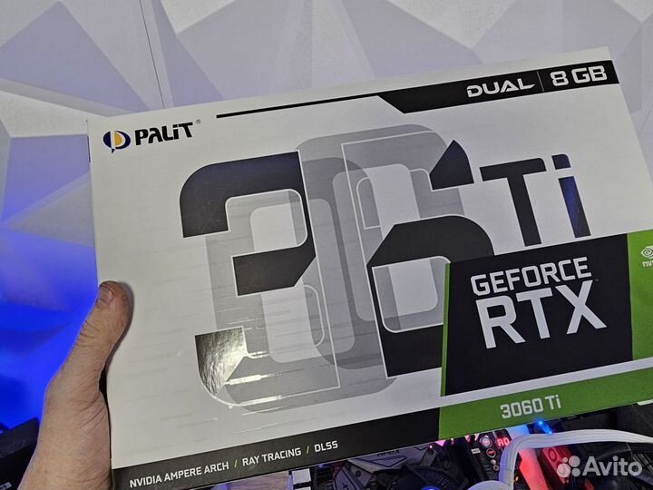 Palit RTX 3060 Ti Dual (Коробка+комплект)