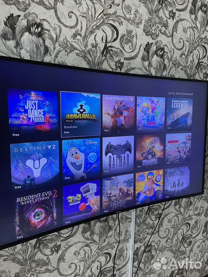 Sony playstation 4+100 игр UFC4 NFS