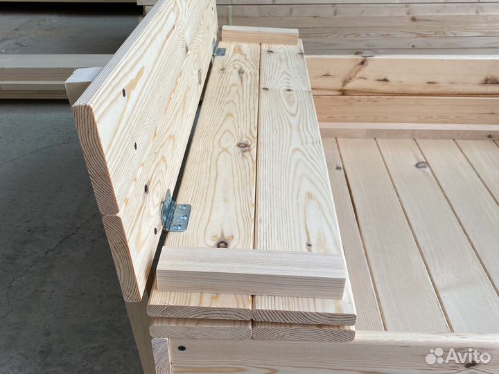 Детская песочница с крышкой