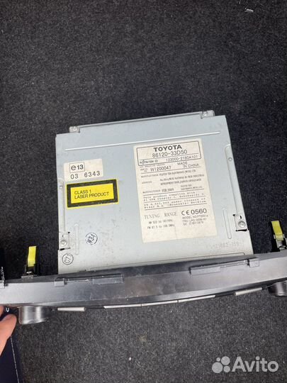 Штатное головное устройство Toyota Camry 40