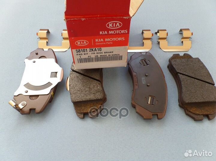 Колодки передниеpad KIT-FR disc brake
