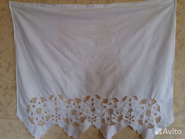 Подзор на кровать.занавеска старинная