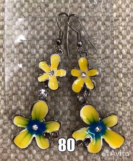 Серьги новые