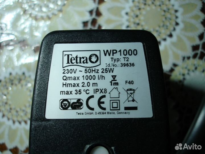 Помпа погружная Tetra WP 1000