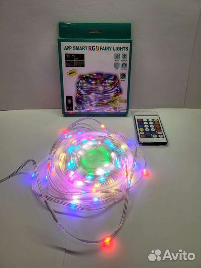 Умная светодиодная лента(гирлянда),Bluetooth,10 м