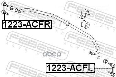 Тяга стабилизаторапередн правая mitsubishi lanc