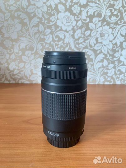 Фотоаппарат eos 1100d и телеобъектив ef 75-300 mm