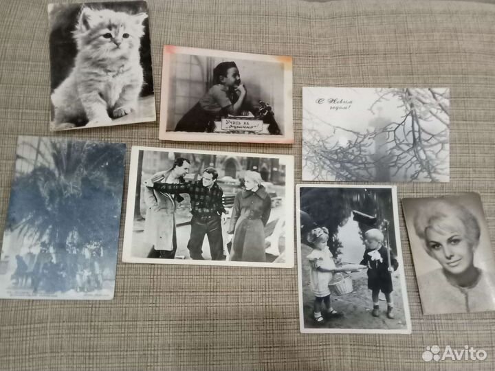 Старые открытки и документы СССР