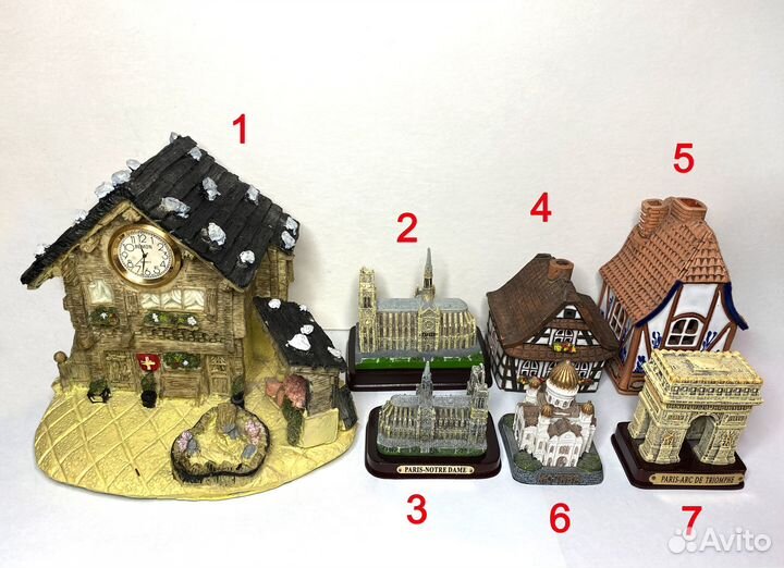 Домики керамические