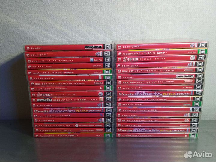 30+ коробок Nintendo Switch