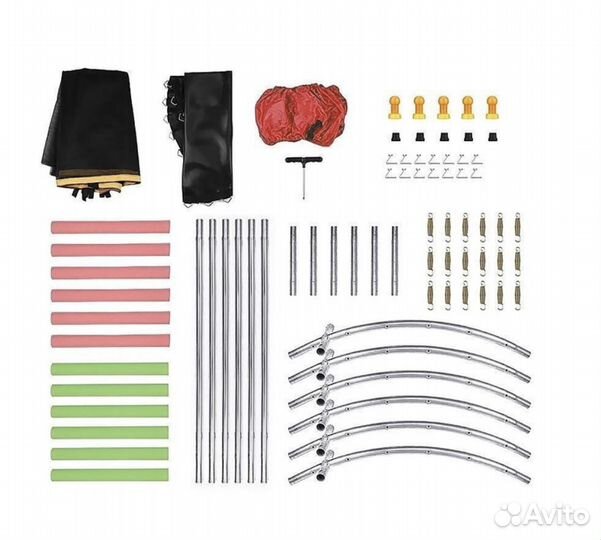 Детский батут с сеткой