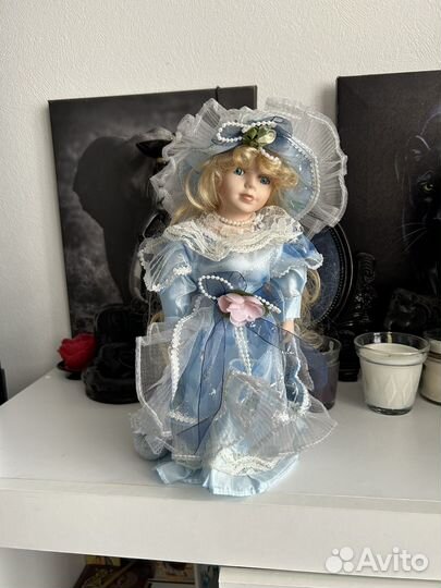 Кукла фарфоровая большая