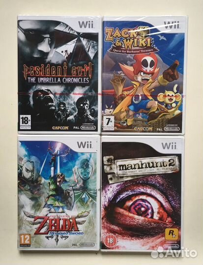 Nintendo Wii Видеоигры Mario Zelda Final Fantasy