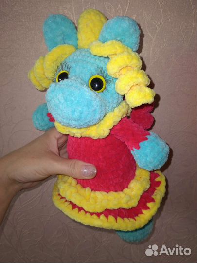 Единорожка вязаная