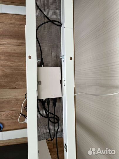 Икеа компьютерный стол родульф,цвет: белый