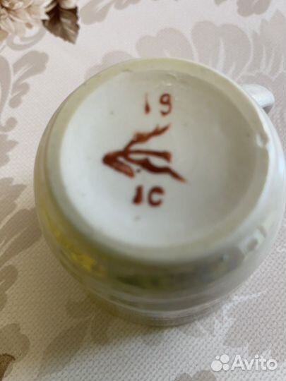 Кофейный сервиз СССР перламутровый