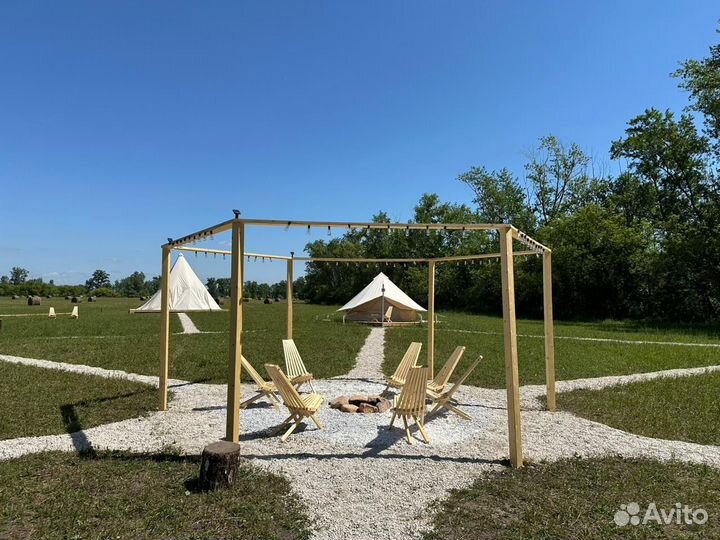 Аренда палатки на ферме Пара Альпак у озера