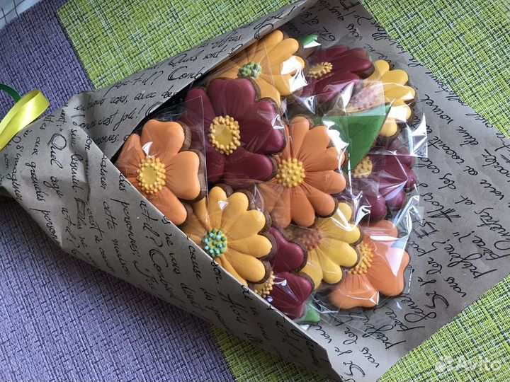 Пряничные букеты на 8Марта, День рождения