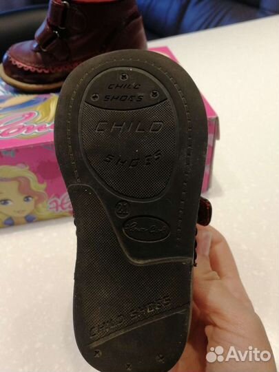 Ботинки для девочки 21 размер 13 см