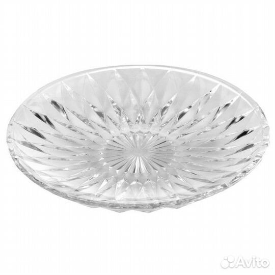 Блюдо walmer Stamp 15см круглое стекло