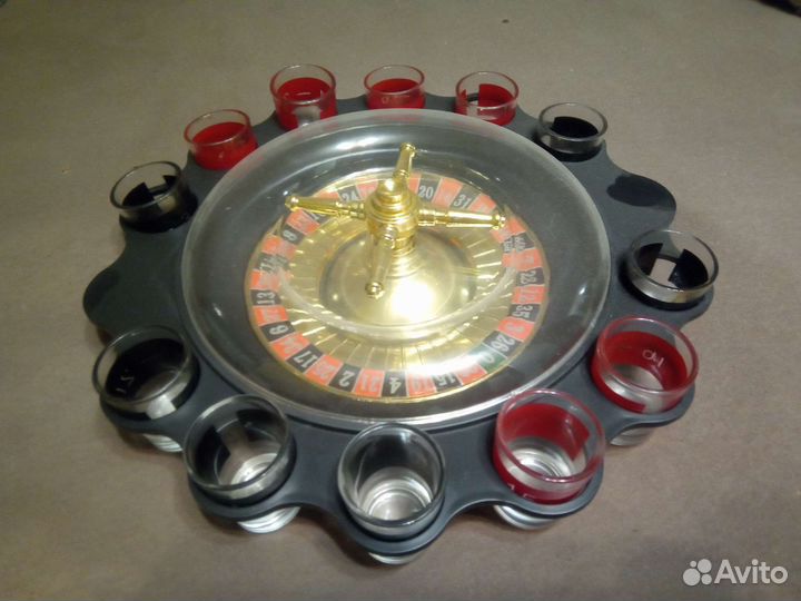 Рулетка с рюмками